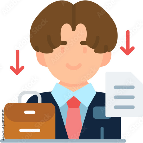 Work Files Icon Vector Element