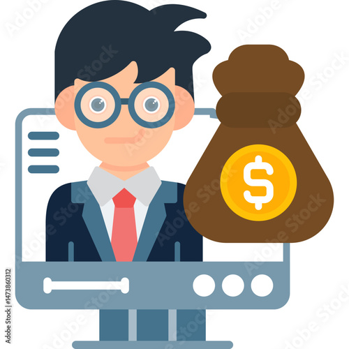 Investor Icon Vector Element