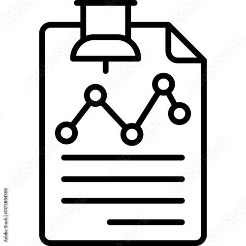 Analytics Icon Vector Element