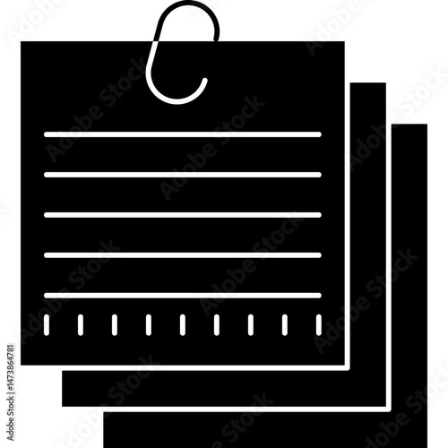 Note Icon Vector Element