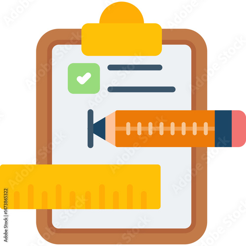 Clipboard Icon Vector Element