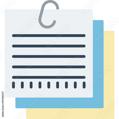 Note Icon Vector Element