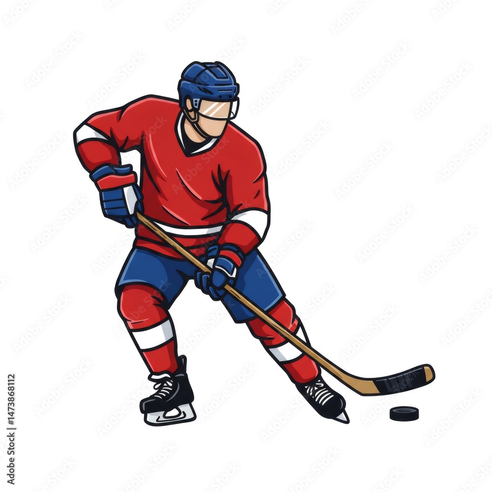 Obraz premium Ice Dance: A Bold Stroke