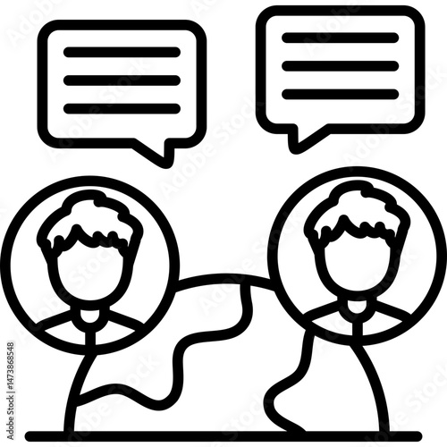 Globalization Icon Vector Element