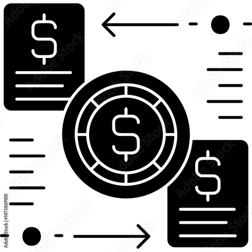 Money Icon Vector Element