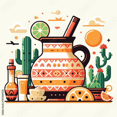 pulque, drink, mexico, maguey, mexican, traditional, alcohol, white, closeup, agave, plant, fermented, beverage, liquid, clay, restaurant, cold, bar, refreshment, nobody, fresh, nahuatl, viscous, meso