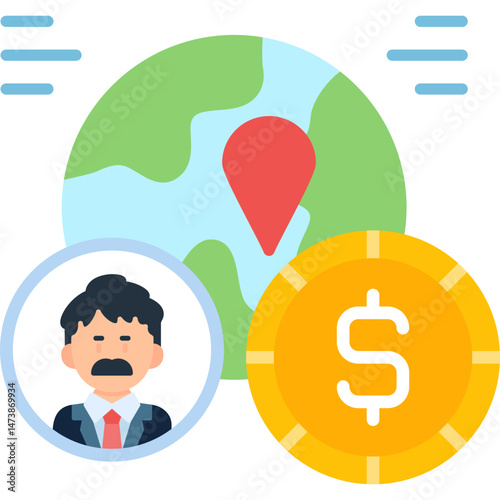 Investment Icon Vector Element