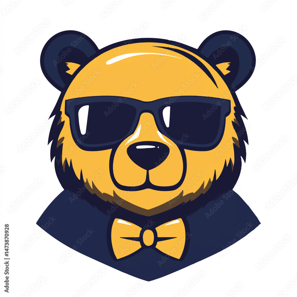 Naklejka premium a Bear