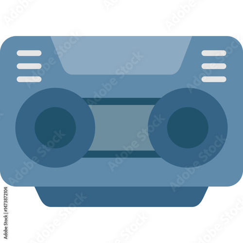 Video Tape Icon Vector Element