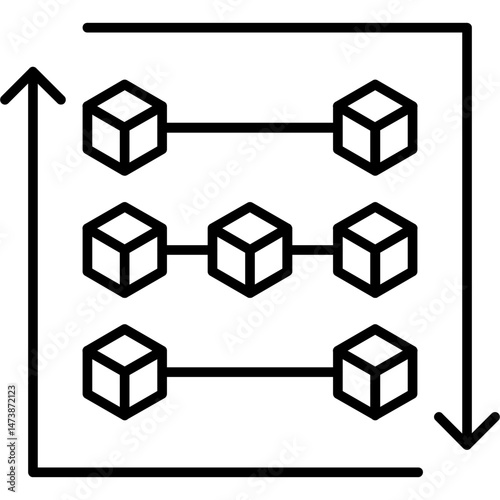 Blockchain Network Icon