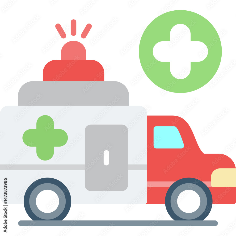 Ambulance Icon Vector Element Ambulance Icon Vector Element