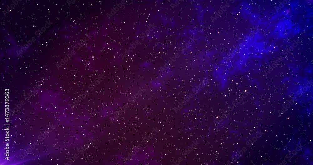 4K space galaxy with star and colorful background. Galaxy space background camera flying through the galaxy and nebula. Easy to use in any video. Slow animated background traveling through space.
