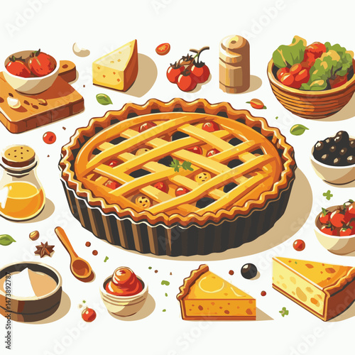 food, homemade, delicious, quiche, dinner, tasty, snack, breakfast, cheese, lunch, gourmet, meal, pie, fresh, tart, cuisine, pastry, cooking, traditional, french, dish, crust, vegetable, lorraine, hea