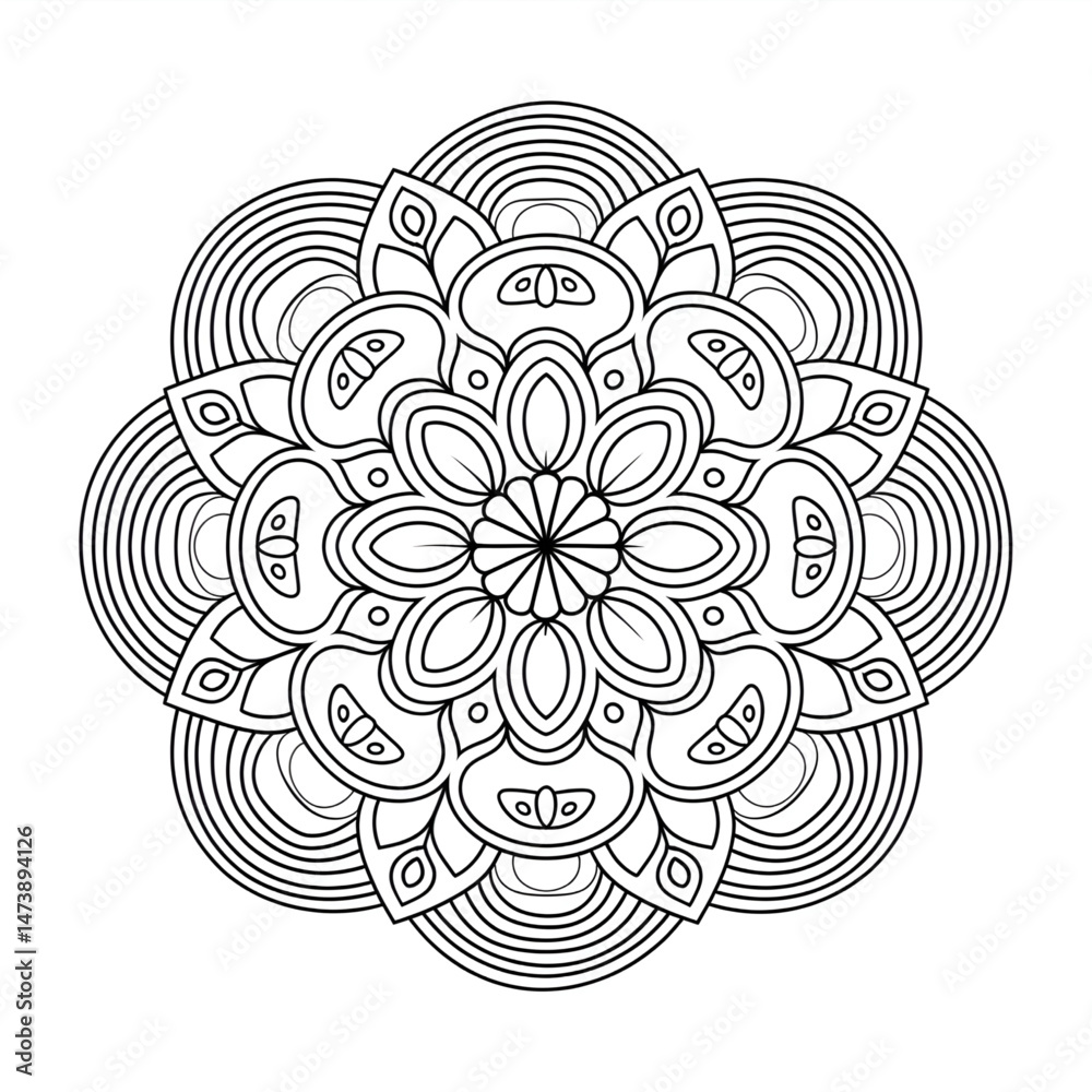 Fototapeta premium abstract floral pattern