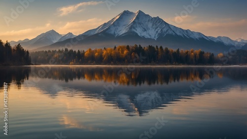 A breathtaking minimalist landscape capturing