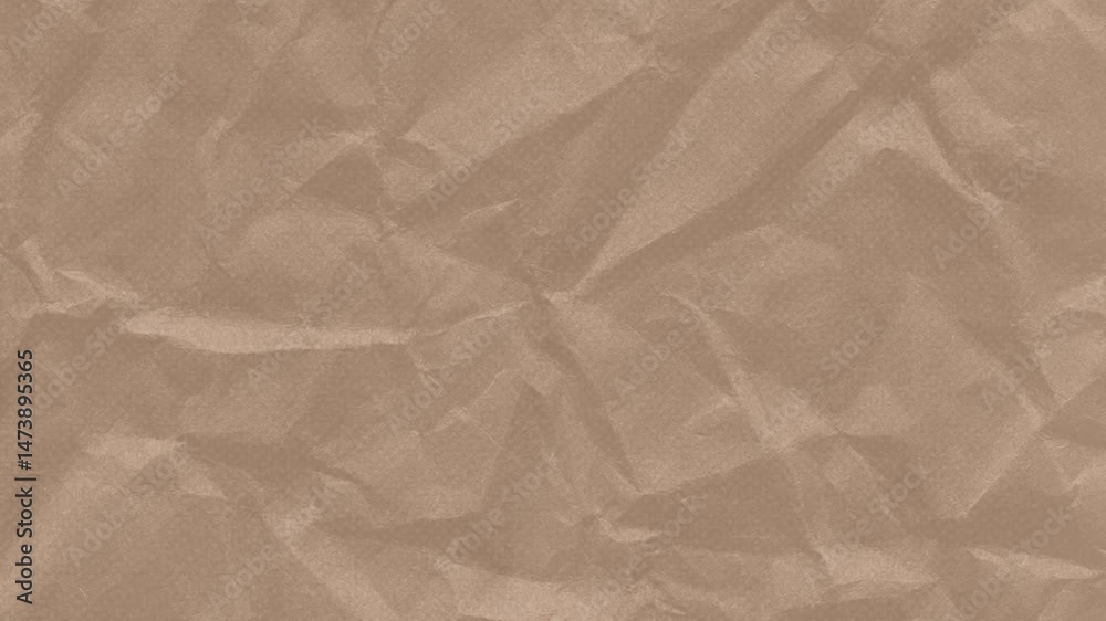crumpled brown paper texture banner design
