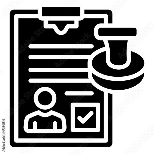 Approval Stamp Icon