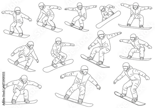 Snow Dance: A Line's Symphony