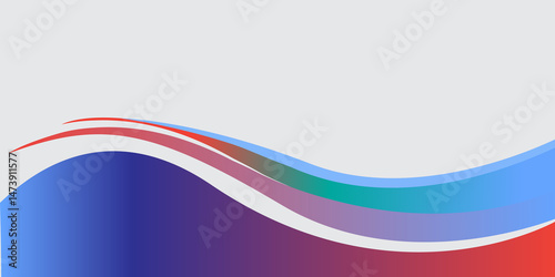 Modern wavy abstract colorful background