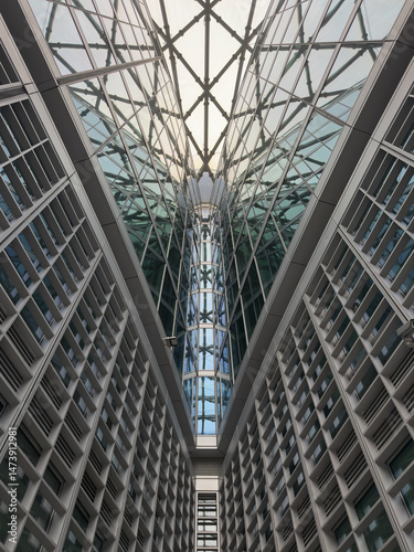 detail of a modern building