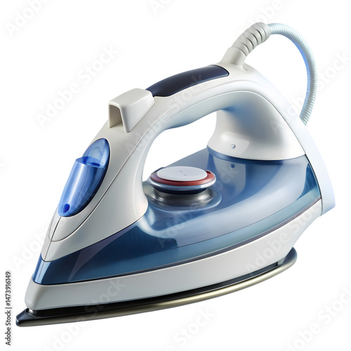 HighResolution Image of a Modern Electric Iron isolated on transparent background