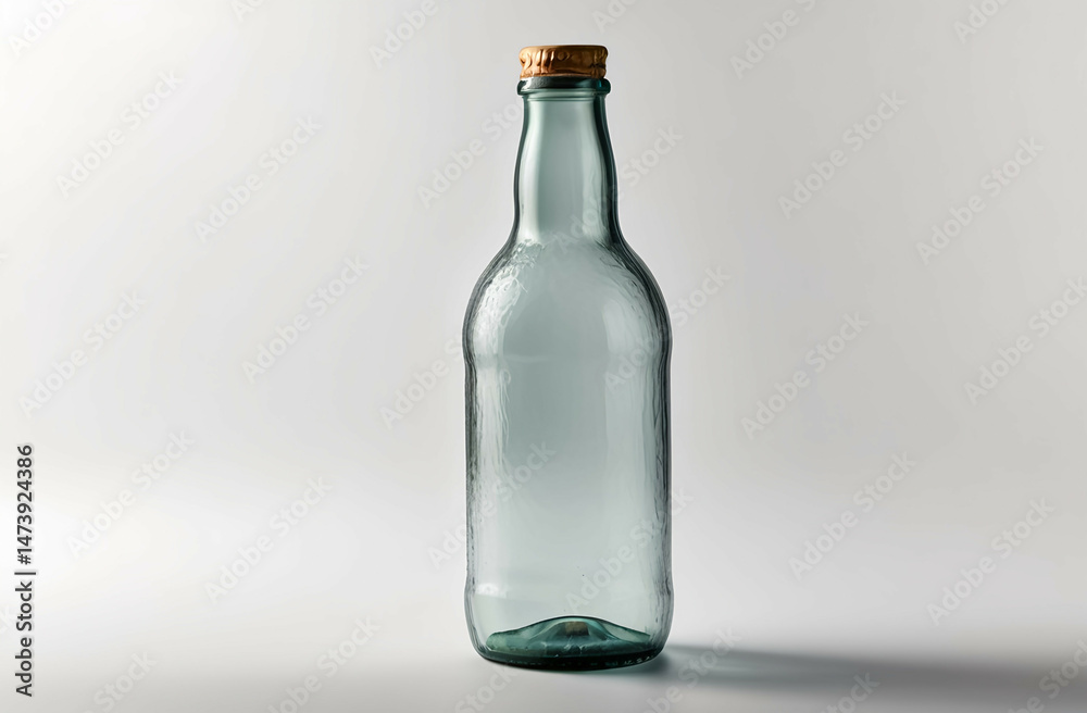 Fototapeta premium empty glass bottle