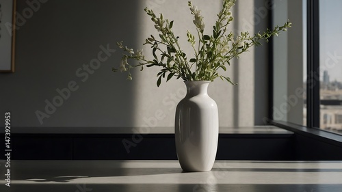 A sleek minimalist composition featuring