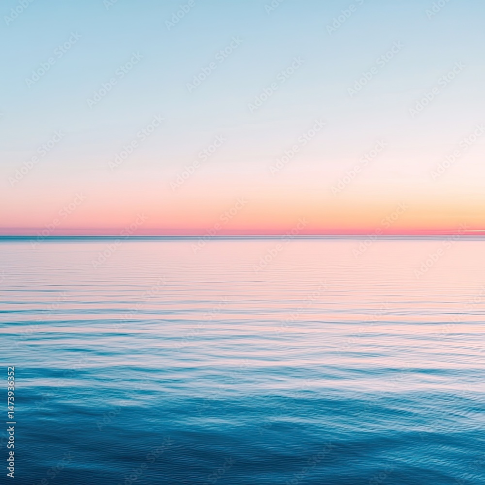 Fototapeta premium Tranquil ocean sunrise