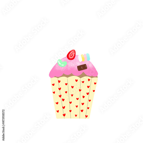 Cupcakes muffin decoration marshmallow