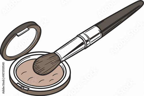 116 detailed close-up fine art photograph of a makeup brush, highly detailed and textured, clean crisp lighting, studio shot, high resolution, sharp focus, professional quality