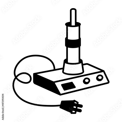 A hand drawn icon showing cannabis dab 