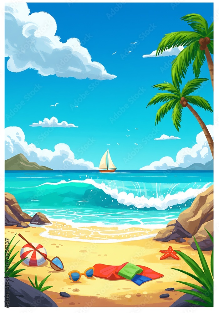 Fototapeta premium Island Escape