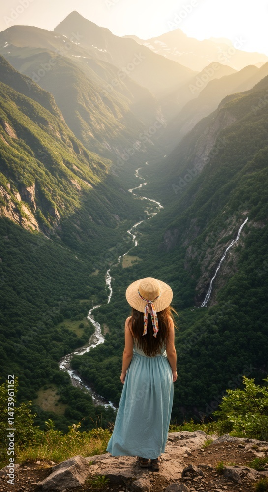 Naklejka premium Golden Hour's Embrace