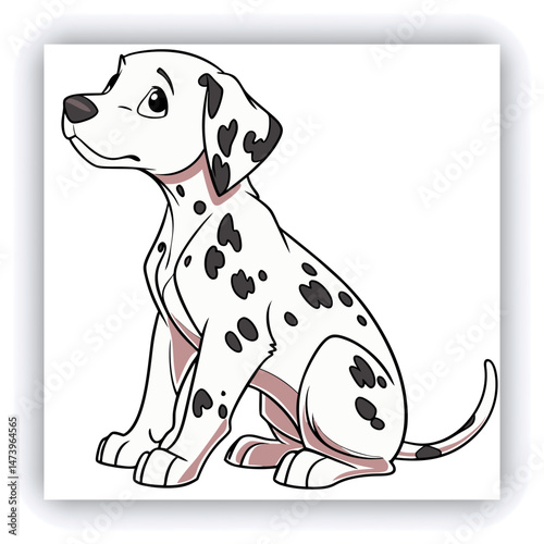 Cute dog breeds. Cartoon puppies and doggy pet. Funny friendly animals characters. Happy corgi, doberman, dalmatian, pug, dachshund. Flat puppy vector set