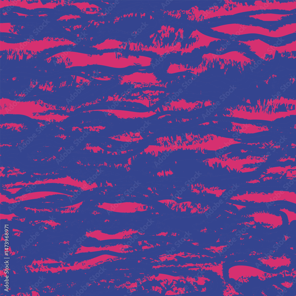 Colourful Abstract Brush Strokes Seamless Pattern Design