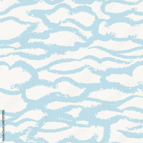 Pastels Abstract Brush Strokes Seamless Pattern Design