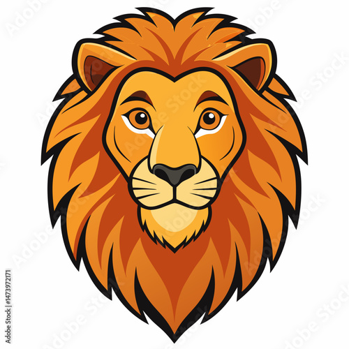 Wallpaper Mural Royal Lion Head Line Art Vector Torontodigital.ca