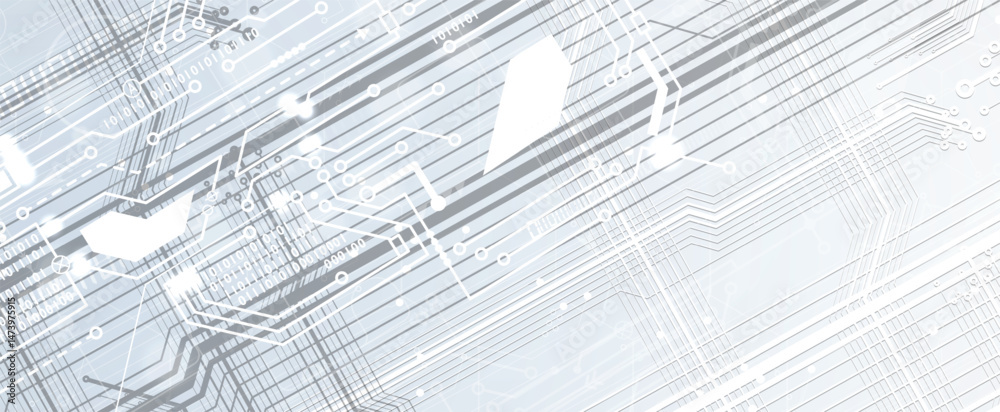 Obraz premium Abstract circuit board technology concept background