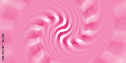 Pink swirl wave on transparent backgorund