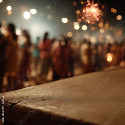 Wallpaper Mural Product Mockup Template for Diwali. Empty space to place your product. Diwali Themed image. Torontodigital.ca