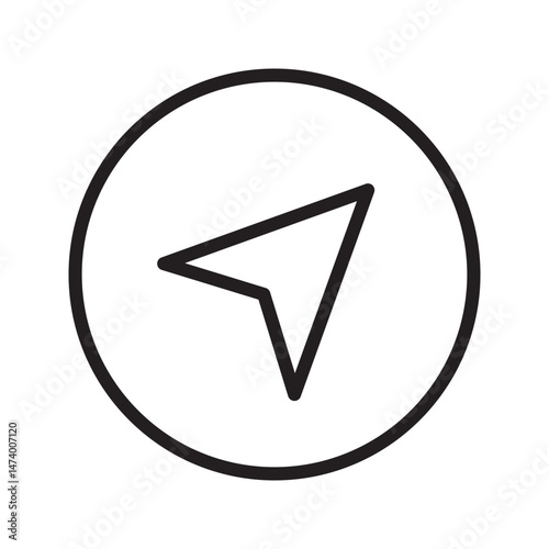share Outline icon heart arrow direct message minimalist message interface