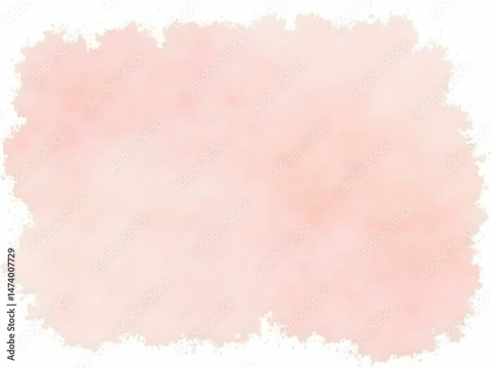 Obraz premium Subtle Pink Watercolor Wash, A High-Resolution Texture with Delicate Blends and Soft Edges, Perfect for Backgrounds, Overlays, and Artistic Designs