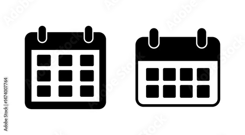 Calendar icon vector. Calender sign and symbol. Schedule icon symbol