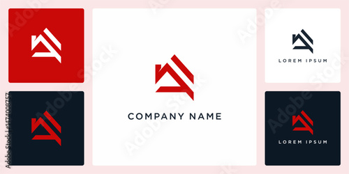 House logo with letter A