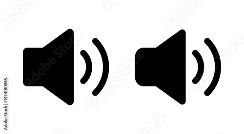 Speaker icon vector. volume sign and symbol. loudspeaker icon. sound symbol