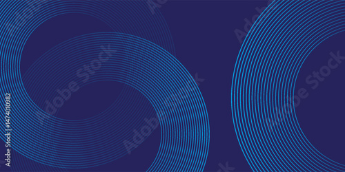 Create a bold look with a centric circle background featuring vector graphics of sound waves. eps10 vector