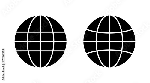 Web icon vector. go to web sign and symbol. web click icon. Global search icon