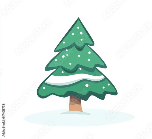 Wallpaper Mural christmas tree vector Torontodigital.ca