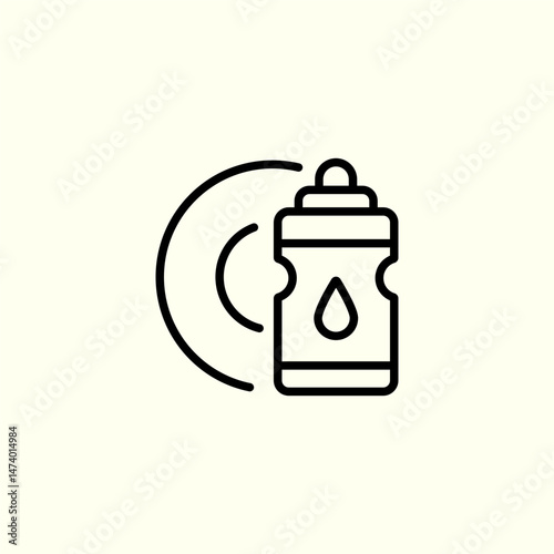 clean dishes icon, shiny plate stack, dish soap and clean plate. Washing dishes and dishwashing machine concept. Vector