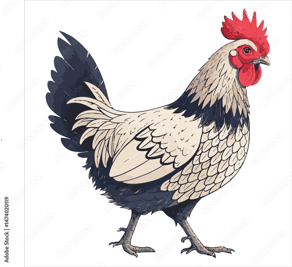 Fototapeta premium Chiken Vecyor